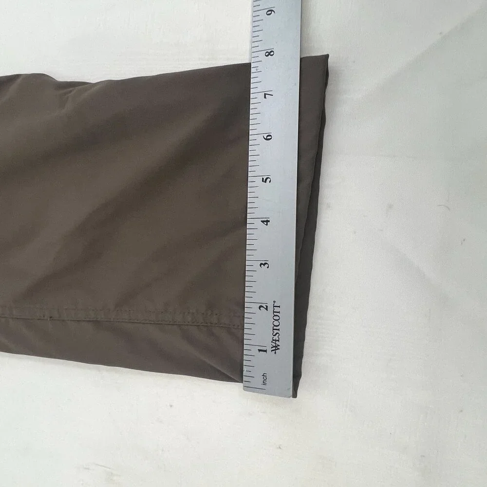 LL Bean Fully lined Nylon Spandex Stretch Men's Brown Outdoor Pants - Size 36 29